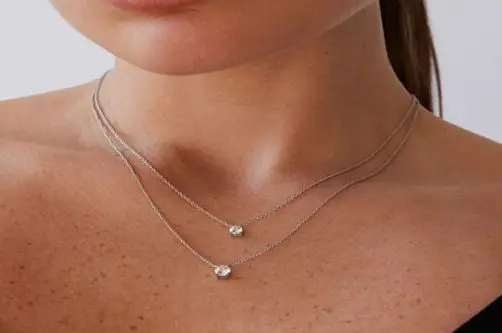 0.50ct Round Brilliant Cut Diamond Pendant 18ct Necklace