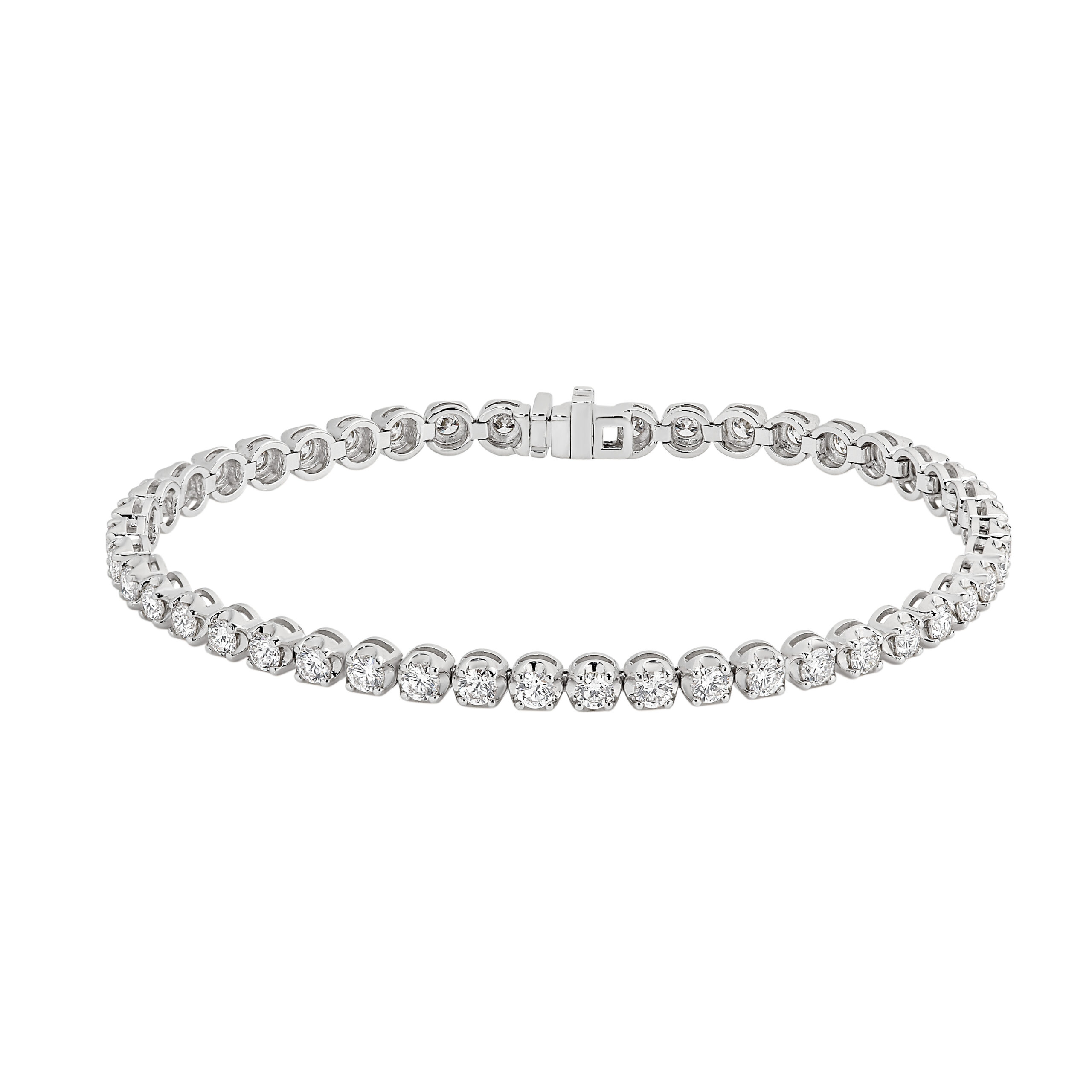 3.00ct Diamond Tennis Bracelet 18ct Round Set