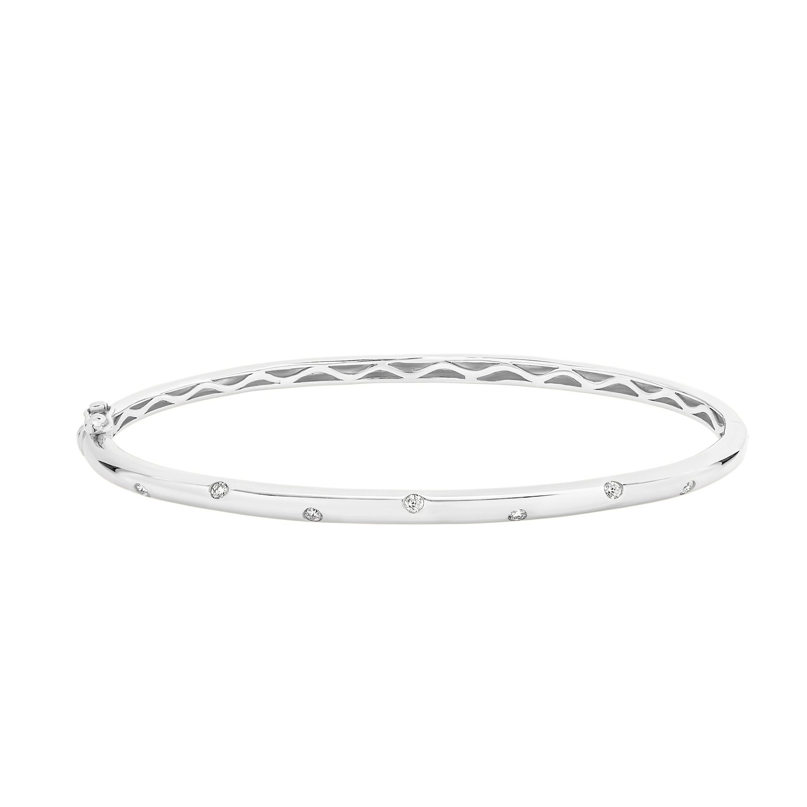 9ct Diamond Bangle 0.20ct