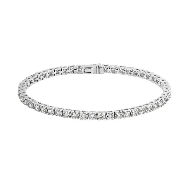 2.00ct Diamond Tennis Bracelet 18ct Square Set