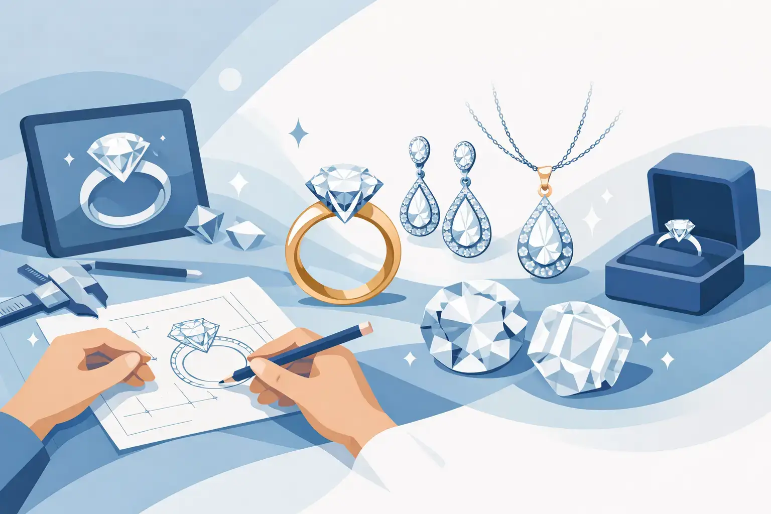 Custom Diamond Jewellery Design That Lasts